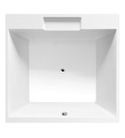 Photo: CAME Square Bath with Support. Frame 175x175x50cm, White