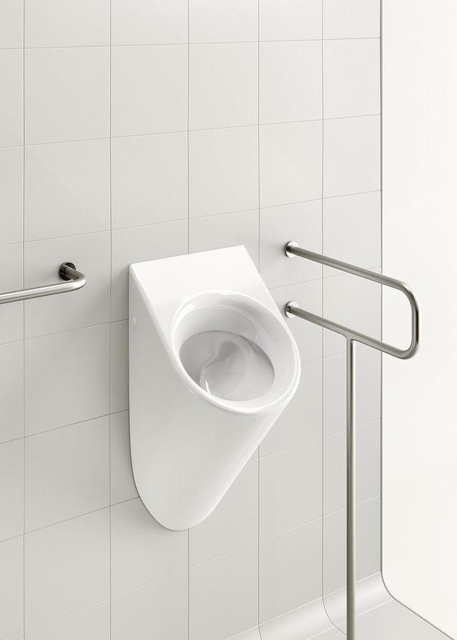 GSI COMMUNITY urinál se zakrytým přívodem vody, 31x61 cm, bílá ExtraGlaze 769711