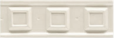 BOISERIE SQUARE Bianco Matt 6,5x20