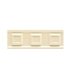 Photo: BOISERIE SQUARE Beige Matt 6,5x20