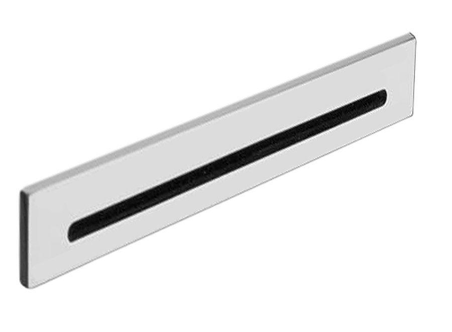CUT přepadová štěrbina 170x24 mm a click-clack zátka, chrom PC1089
