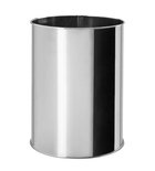 Photo: Waste bin without a lid 9l, polished stainless steel