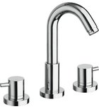 Photo: AIRTECH 3 Hole Washbasin Mixer Tap without Pop Up Waste, chrome