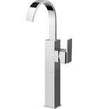 Photo: TRIUMPH Washbasin Mixer Tap high without Pop Up Waste, chrome