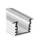 LED profil wpuszczany 22x12mm, aluminium anodowane , 2m Photo: LED profil wpuszczany 22x12mm, aluminium anodowane , 2m