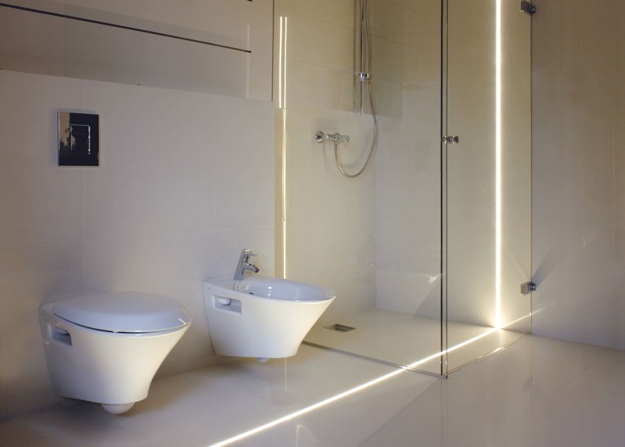 Sapho LED zápustný profil do obkladu,19,2x8,5mm, hliník, 2m KL1889-2