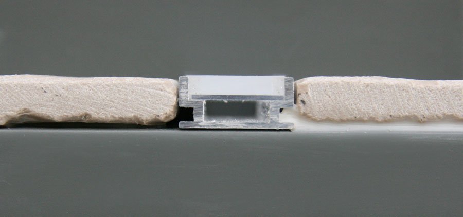 Sapho LED zápustný profil do obkladu,19,2x8,5mm, hliník, 2m KL1889-2