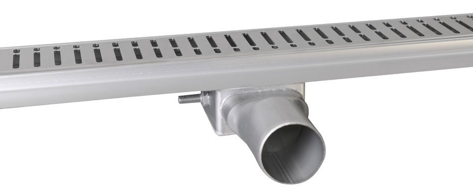 Gelco MANUS ONDA nerezový podlahový žlab s roštem, L-650, DN50 GMO12