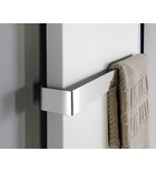 Photo: MAGNIFICA towel radiator rail holder 510x80 mm, polished stainless steel
