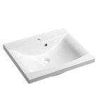 Photo: LUCIOLA umywalka kompozytowa 60x48cm, biała