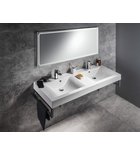 Photo: FLAVIA Cultured Marble Double Washbasin 140x50cm, white