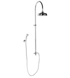 Photo: ANTEA sprchový sloup k napojení na baterii, hlavová, ruční sprcha, chrom