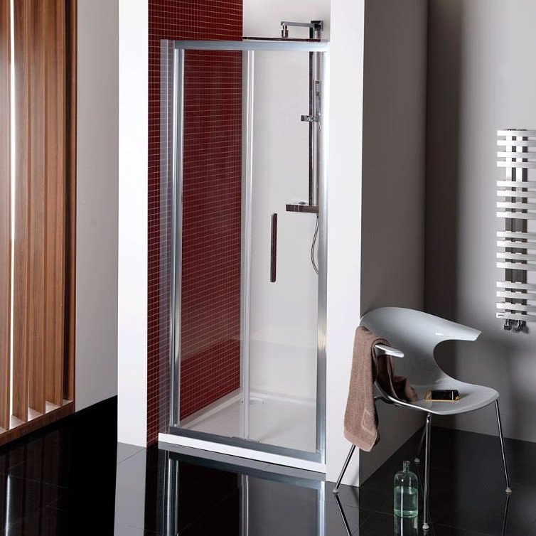 LUCIS LINE skládací sprchové dveře 900mm, čiré sklo DL2815