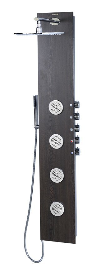 5SIDE ROUND sprchový panel 250x1550mm, wenge