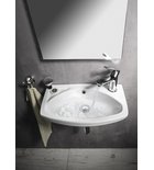 Photo: Cloakroom Ceramic Washbasin 45x28cm, white