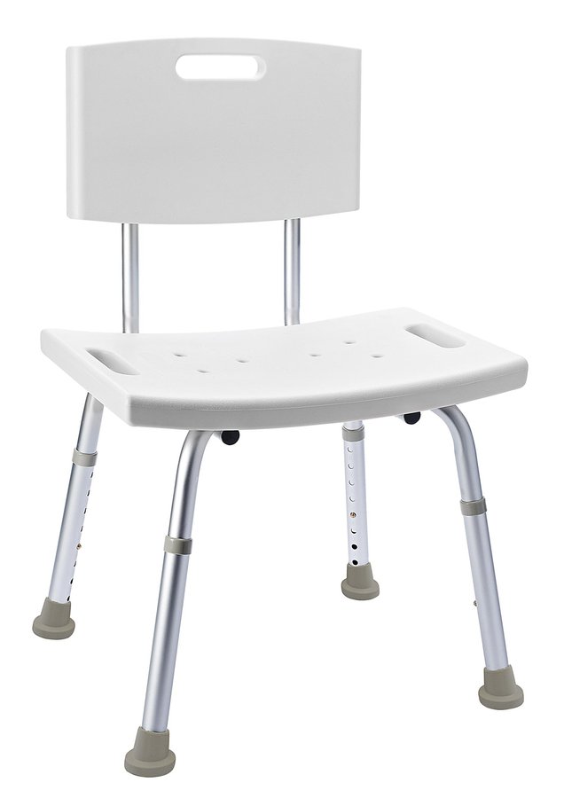 HANDICAP židle s opěradlem, nastavitelná výška, bílá A00602101