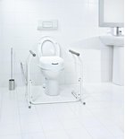 Photo: HANDICAP opěrná mobilní madla k WC, bílá