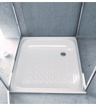 Photo: Enameled Steel Shower Tray 70x70x12cm, white