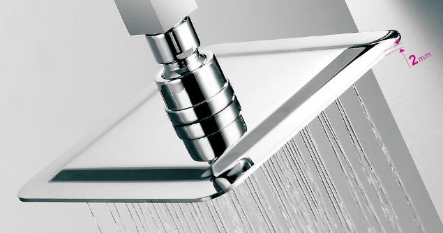 Sapho SLIM hlavová sprcha, 500x500mm, nerez lesk MS565