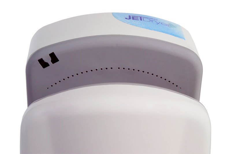 Sapho TORNADO JET bezdotykový tryskový osoušeč rukou 220-240 V, 1750 W, 300x650x230 mm, stříbrná mat 9836