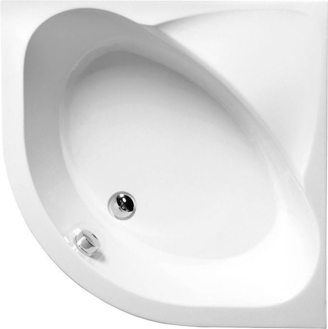 SELMA hluboká sprchová vanička, čtvrtkruh s konstrukcí 90x90x30cm, R550, bílá 28711