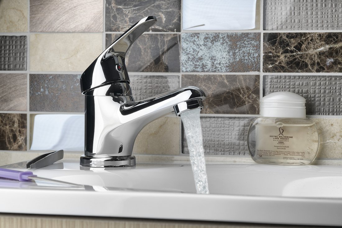 Aqualine AQUALINE 35 stojánková umyvadlová baterie bez výpusti, chrom 52102