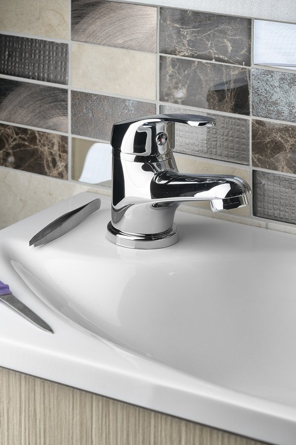Aqualine AQUALINE 35 stojánková umyvadlová baterie bez výpusti, chrom 52102
