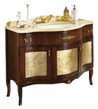 Photo: IRIS BIC 110-S Wooden Vanity Unit inc Washbasin (W) 110cm, silvia oro/noce/oro