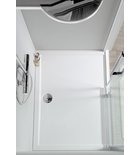 Photo: KARIA Cast Marble Shower Tray 110x90cm, White