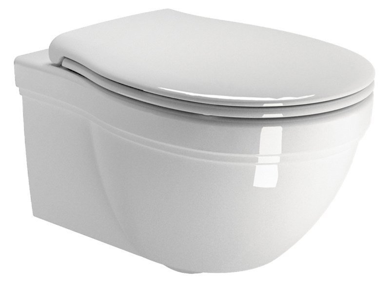 CLASSIC závesná WC misa, 37x55 cm, biela ExtraGlaze