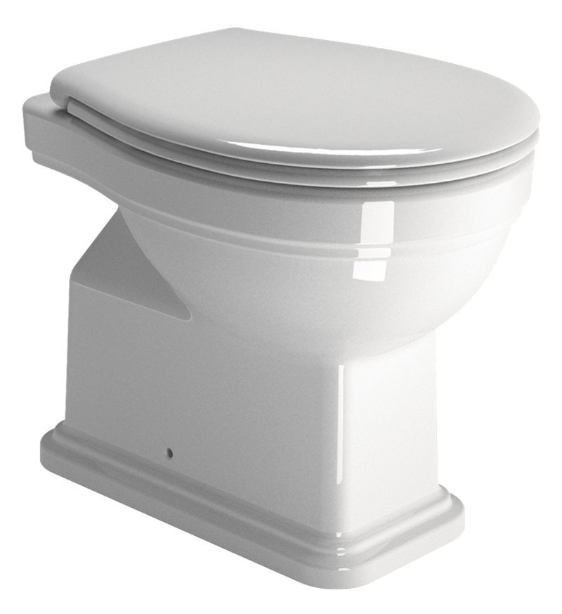 GSI CLASSIC WC mísa stojící, 37x54cm, zadní odpad, bílá ExtraGlaze 871111