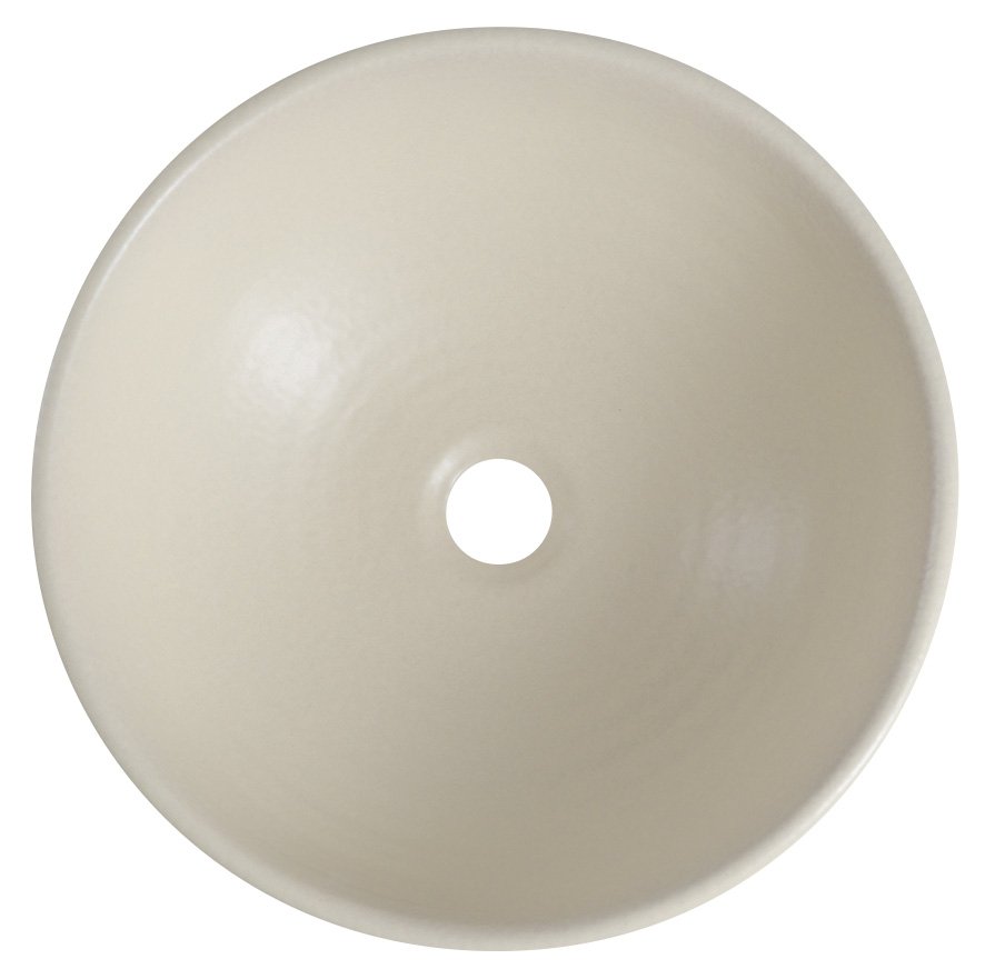 Sapho ATTILA keramické umyvadlo, průměr 43cm, slonová kost DK005