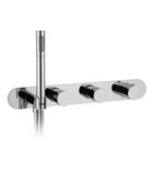 Photo: Concealed Mixer Tap with Hand Shower Holder/Inlet, 2-way, round/chrome
