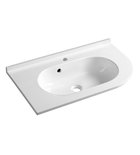 Photo: PULSE umywalka kompozytowa, 75x4,4x45cm, lewa, biała