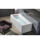 Photo: KVADRA Rectangular Bath with Support. Frame 180x80x47cm, White
