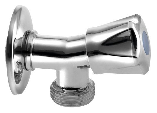 Aqualine Pračkový ventil se zpětným ventilem, 1/2"x3/4", chrom 5313