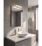 Photo: ISHAPE zrkadlo s brúseným okrajom 50x70cm, zaoblené rohy, CU free