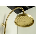 Photo: ANTEA sprchový sloup k napojení na baterii, hlavová, ruční sprcha, teleskopický,  bronz