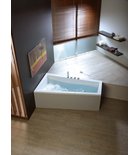 Photo: ANDRA L Asymmetric Bath 170x90x45cm, White