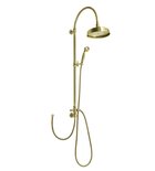Photo: VANITY sprchový sloup k napojení na baterii, hlavová, ruční sprcha, teleskopický, bronz