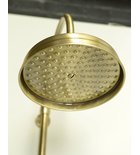Photo: VANITY sprchový sloup k napojení na baterii, hlavová, ruční sprcha, teleskopický, bronz