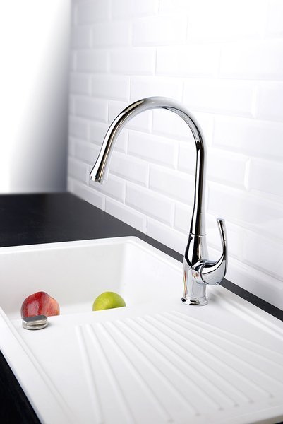 Sapho PRIM stojánková dřezová baterie, chrom PR21619