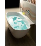 Photo: NIGRA Cast Marble Freestanding Bath 158x80x45cm, White