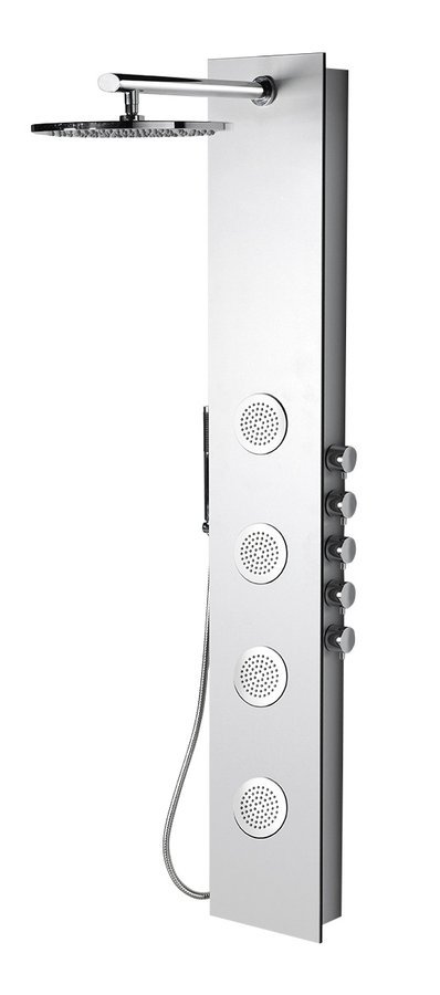 5SIDE ROUND sprchový panel 250x1550mm, bílá 80217