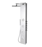 Photo: 5SIDE ROUND Shower Panel 250x1550mm, white