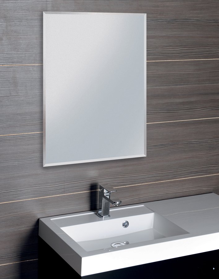 Aqualine Zrcadlo s fazetou 50x90cm, bez úchytu 22497