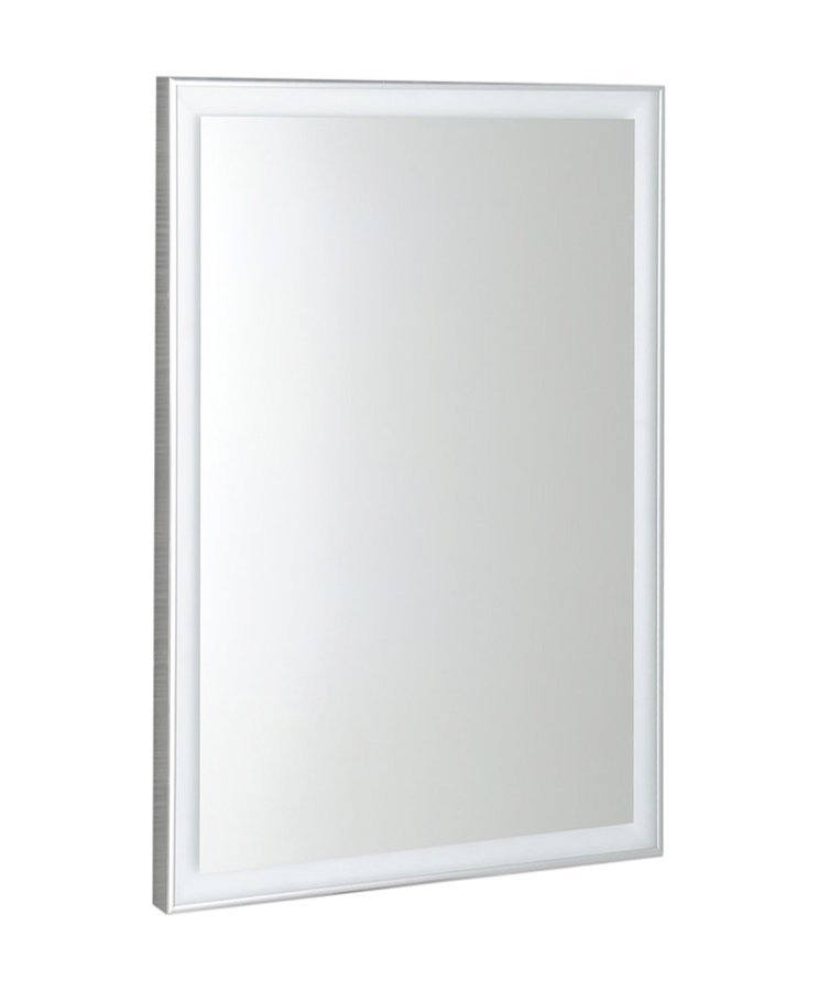 LUMINAR zrcadlo s LED osvětlením v rámu 600x800mm, chrom NL557
