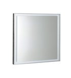 Photo: LUMINAR zrcadlo v rámu s LED osvětlením 700x700mm, chrom