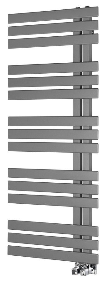 Sapho SILVANA otopné těleso 500x1236 mm, metalická stříbrná IR153