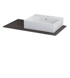Photo: WAVE Rockstone Countertop 90x48cm for PURITY 50cm Washbasin, right